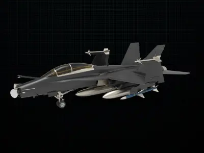 McDonnell Douglas FA 18 Hornet 3D model