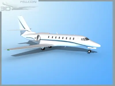 Falcon3D Citation Sovereign C680 FS08 3D model