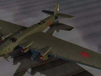 Tupolev TB-3 3D model