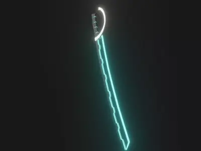 Sci-Fi Sword Free 3D model