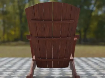 Adirondack Rocker 3D model