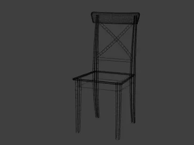 Kitchen Chair Free 3D model