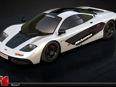 McLaren F1 1993 Free 3D model