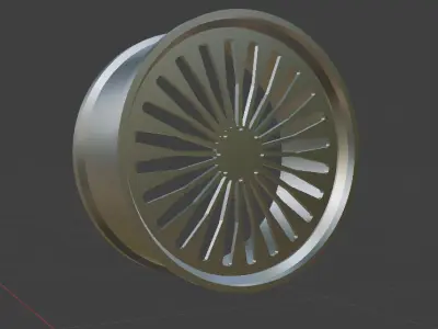 Generic Forged Wheel BF1 3D model