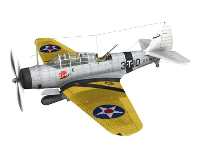 Douglas TDB-1 Devastator - 3T10  3D model