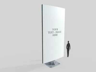 Billboard M6 Low-poly 3D model