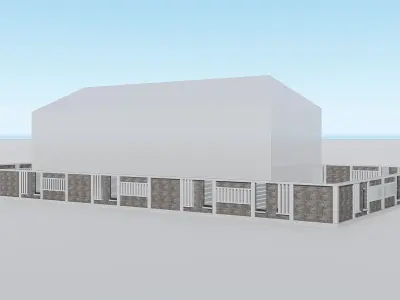 Boundary Wall 4 3D model