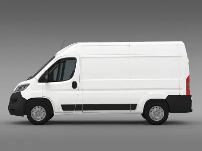 Citroen Jumper Van L2H2 2017 3D model