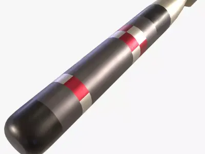 Torpedo MK-54 Low-poly 3D model