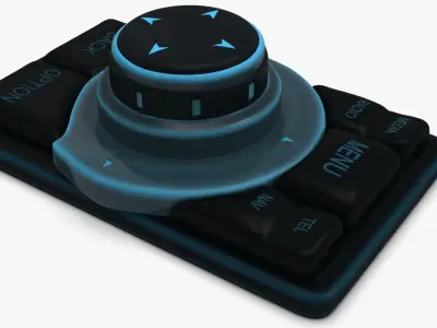 3 5 7 Series Telematics Interface iDrive Controller 3D model