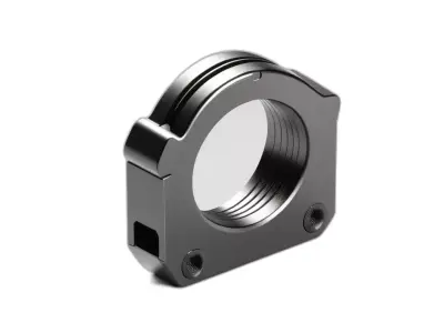 Precision Threaded Industrial Component Low-poly 3D model