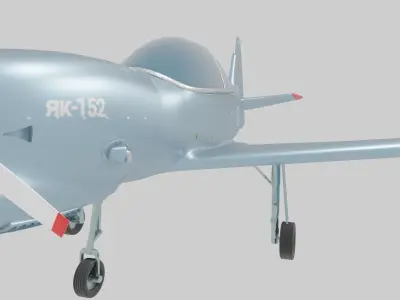 Yakolev Yak-152 - RUSSIAS NEW PRIMARY FLIGHT TRAINER - 3D model