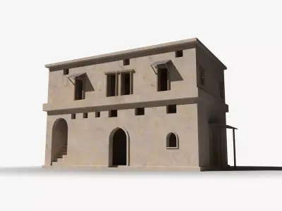 Arab x43 Low-poly 3D model