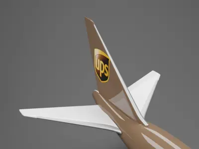 Boeing 747-400 UPS 3D model