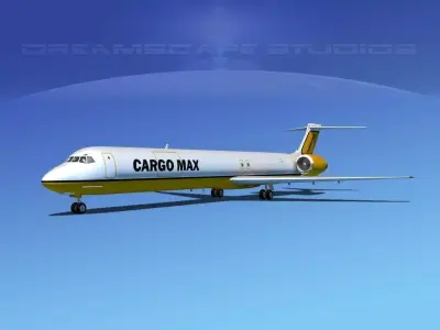Douglas MD-80 CargoMax 3D model