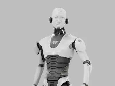 HUMANOID M-3000  RIGGED 3D model
