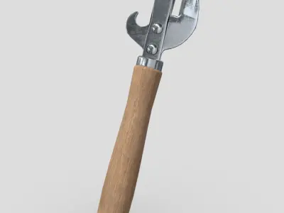 Can Opener Low-poly 3D model