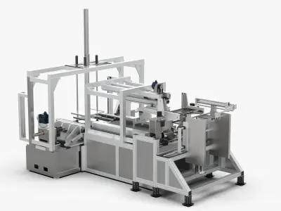 Automobile Radiator Assembly Machine 3D model