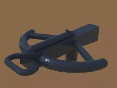 lego crossbow Free 3D model