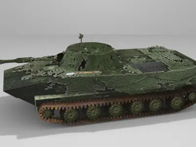 PT-85 North Korea Low-poly 3D model