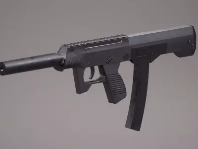 Type 05 JS Rigged PBR Low-poly 3D model