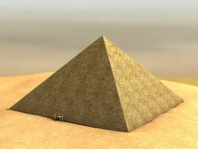 Egyptian pyramid 3D model
