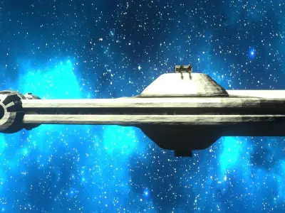 YT-2400 Low Poly Star Wars Legends Low-poly 3D model