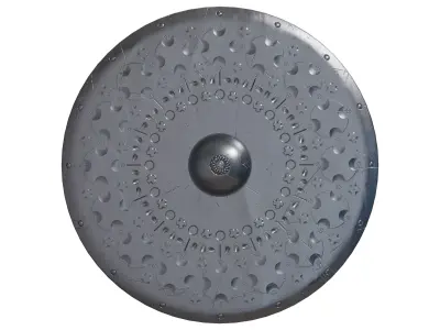 Medieval Shield Low-poly 3D model