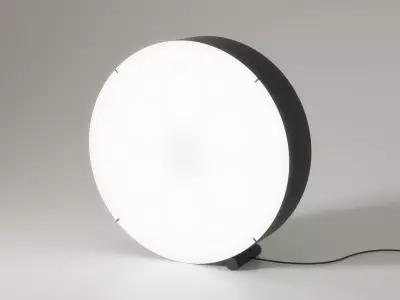 Round Floor Lamp Free 3D model