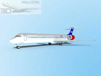 Falcon3D MD-80 SAS 3D model