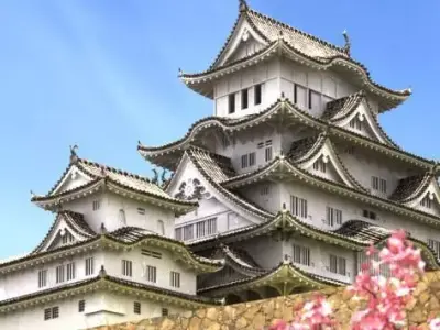 Japanese Style Castle 3D model