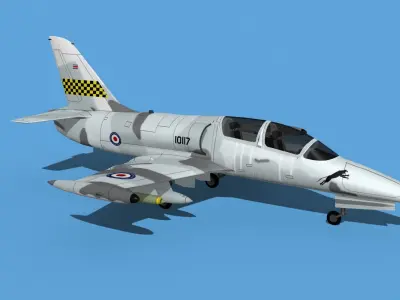 Aero Vodochody L-39C Albatross Costa Rica 3D model