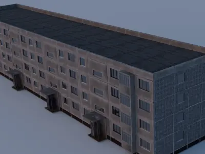 Panel House Free 3D model