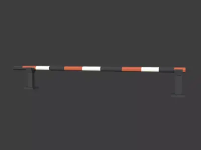 Security Gate Free low-poly 3D model
