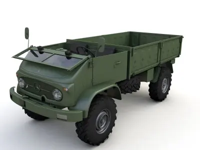 Mercedes Unimog S 404 1955 3D model