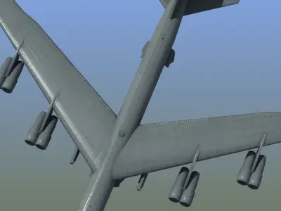 B52 Stratofortress Bomber 3D model