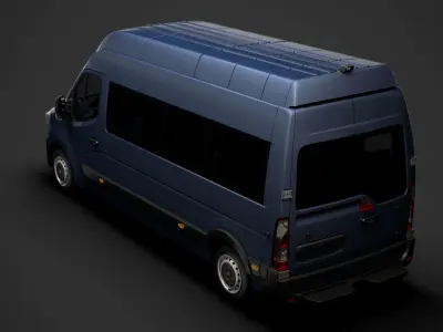 Renault Master L3H3 Minibus 2020 3D model
