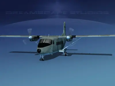 Harbin Y-12 II Military 2 3D model