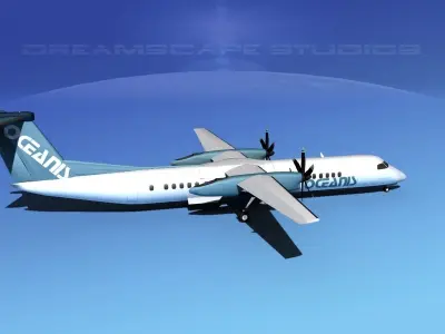 Dehaviland DHC-8 400 Oceanis Air Charter 3D model