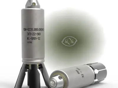 9N235 Anti Personnel submunition off artillery cluster rockets 3D model