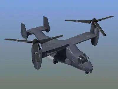 V22 Osprey Low-poly 3D model