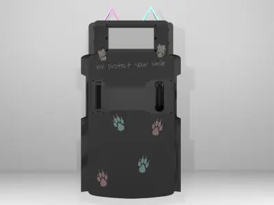 Fuwamoco Riot Shield 3D model