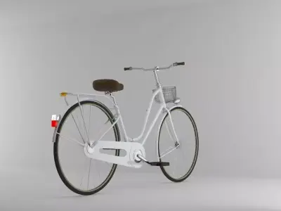  Bicycle Model No One Low-poly 3D model