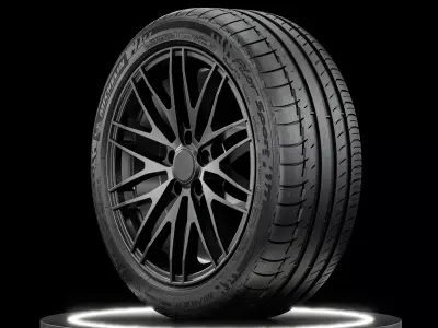 Michelin Pilot Sport PS2 N3 225 45 ZR17 3D model
