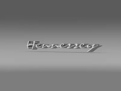 Hennesey logo 3D model
