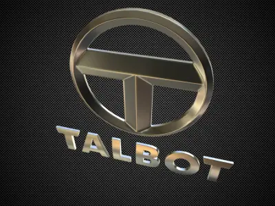 talbot logo 3D model