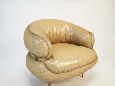 DIESEL Chubby Chic armchair by Moroso Free 3D model