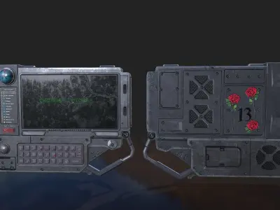 Detectors big pack Low-poly 3D model