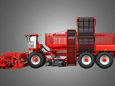Terra Dos T4 Sugar Beet Harvester 3D model