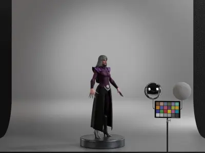 Clea Strange Low-poly 3D model